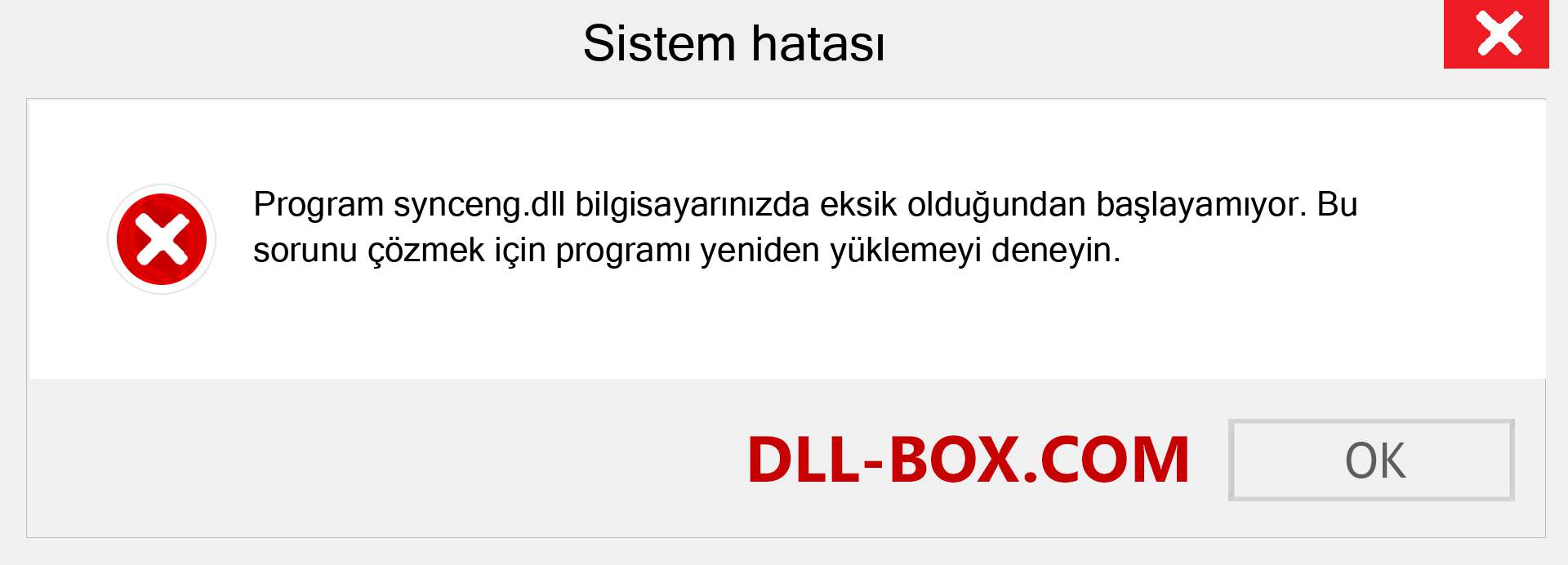 synceng.dll dosyası eksik mi? Windows 7, 8, 10 için İndirin - Windows'ta synceng dll Eksik Hatasını Düzeltin, fotoğraflar, resimler